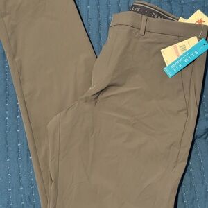 Perry Ellis Gray Chinos Flat Front